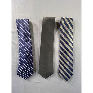 Brooks Brothers Makers Men's Neck Ties Lot Of 3 Made In The USA